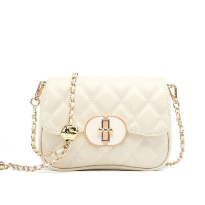 Chic Allure Crossbody | Kapitone Zincirli, Oval Kilit Detaylı