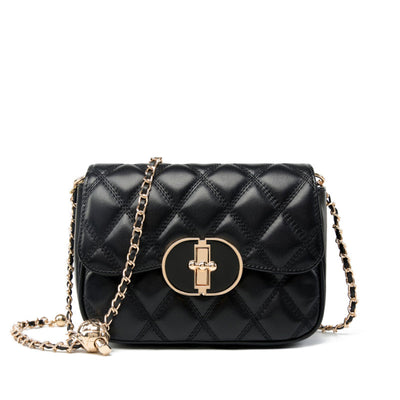 Chic Allure Crossbody | Kapitone Zincirli, Oval Kilit Detaylı