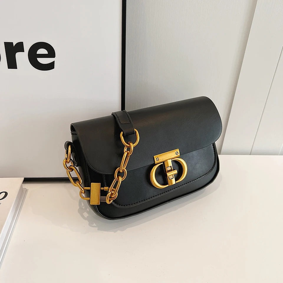 Lüks Crossbody Deri Çanta | Şık Zamansız Tasarım