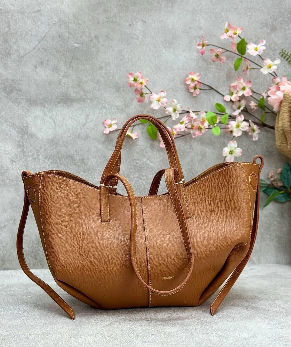 Polene Cyme Fransız Deri Çanta | Zarif & Geniş Tasarım